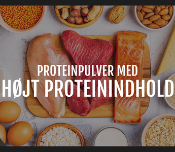 De bedste proteinpulvere med højt proteinindhold